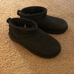 Black Ultra Mini Ugg Boots - Used